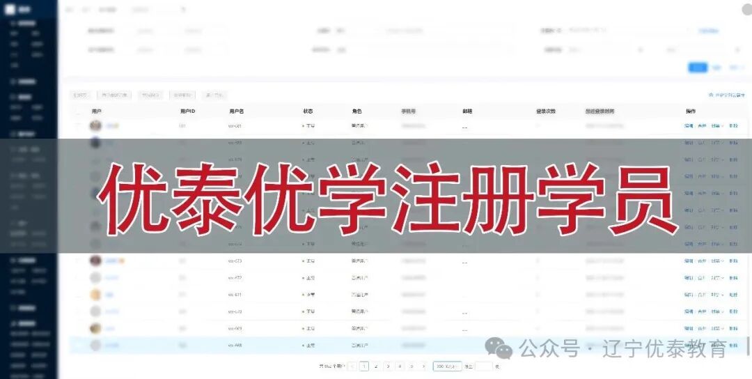 优泰优学注册学员